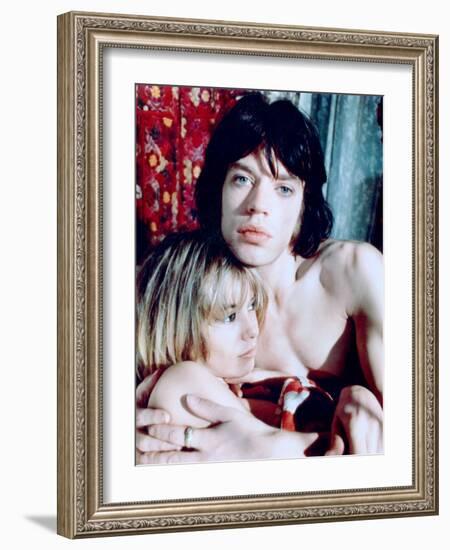 Performance, Anita Pallenberg, Mick Jagger, 1970-null-Framed Photo