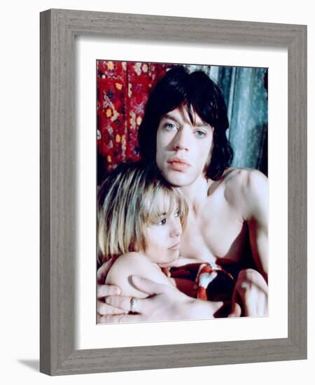 Performance, Anita Pallenberg, Mick Jagger, 1970-null-Framed Photo