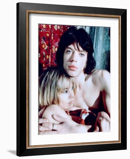 Performance, Anita Pallenberg, Mick Jagger, 1970-null-Framed Photo