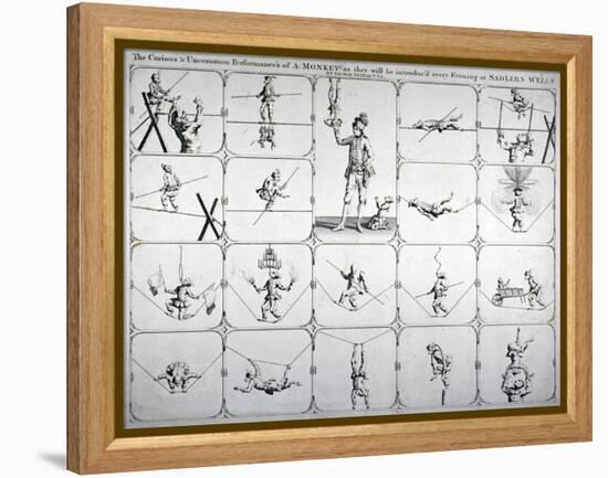 Performance at Sadler's Wells Theatre, Finsbury, London, 1750-null-Framed Premier Image Canvas