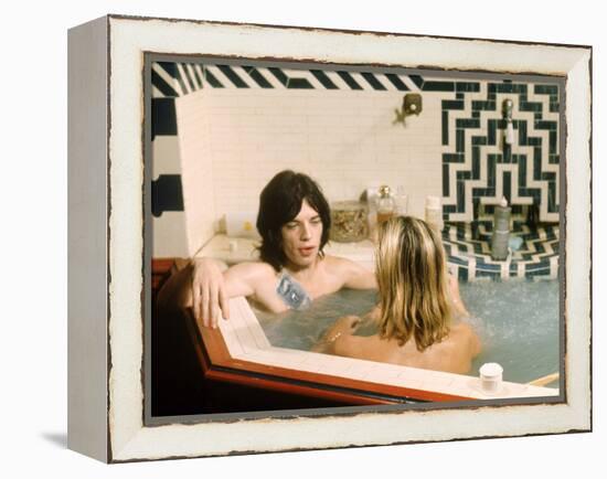 Performance, Mick Jagger, Anita Pallenberg, 1970-null-Framed Stretched Canvas