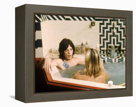 Performance, Mick Jagger, Anita Pallenberg, 1970-null-Framed Stretched Canvas