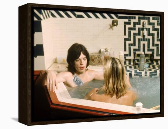 Performance, Mick Jagger, Anita Pallenberg, 1970-null-Framed Stretched Canvas