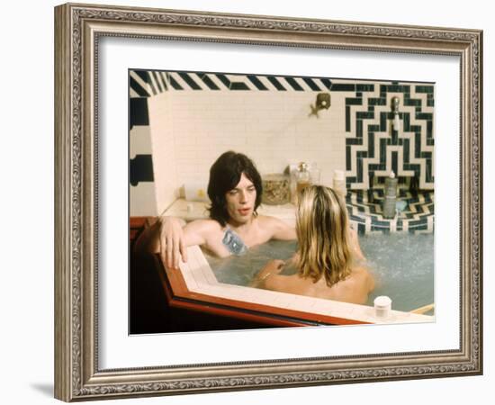 Performance, Mick Jagger, Anita Pallenberg, 1970-null-Framed Photo