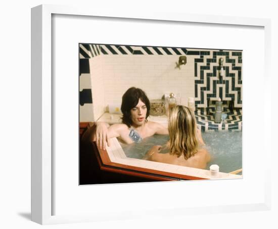 Performance, Mick Jagger, Anita Pallenberg, 1970-null-Framed Photo