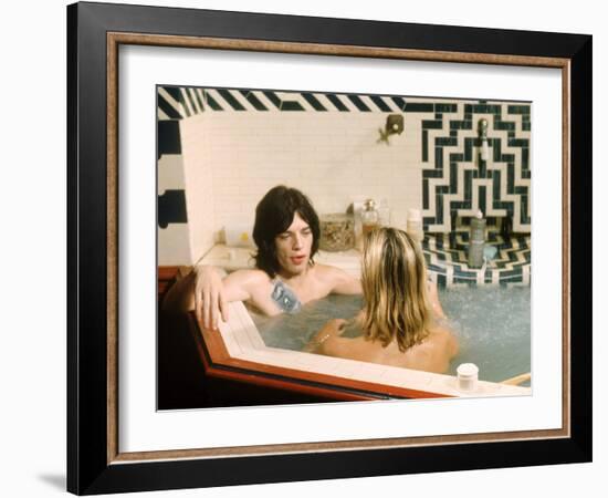 Performance, Mick Jagger, Anita Pallenberg, 1970-null-Framed Photo