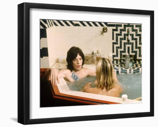 Performance, Mick Jagger, Anita Pallenberg, 1970-null-Framed Photo