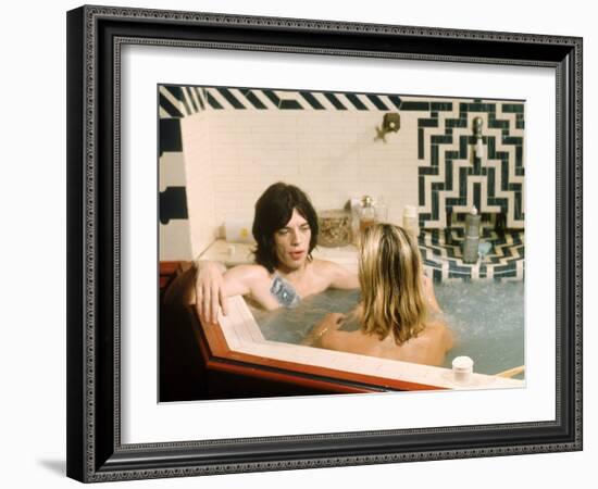 Performance, Mick Jagger, Anita Pallenberg, 1970-null-Framed Photo