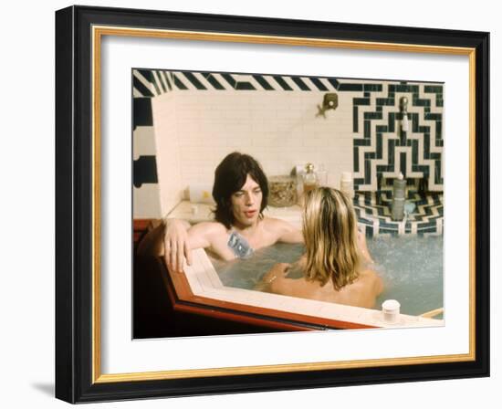 Performance, Mick Jagger, Anita Pallenberg, 1970-null-Framed Photo