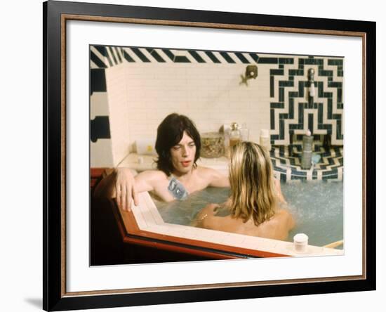 Performance, Mick Jagger, Anita Pallenberg, 1970-null-Framed Photo