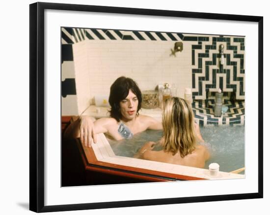 Performance, Mick Jagger, Anita Pallenberg, 1970-null-Framed Photo