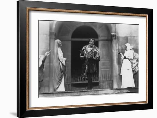 Performance of Jedermann, Salzburg Festival, Austria, 20th Century-Ernst Maier-Framed Photographic Print