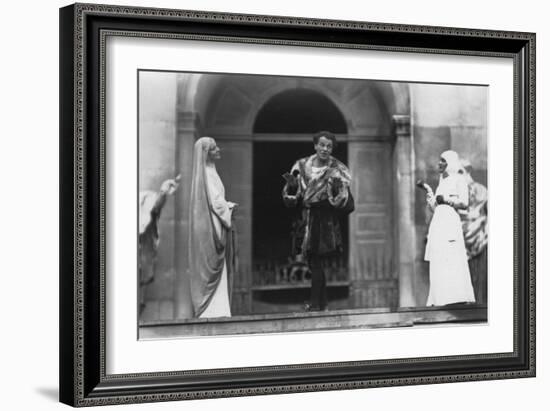 Performance of Jedermann, Salzburg Festival, Austria, 20th Century-Ernst Maier-Framed Photographic Print