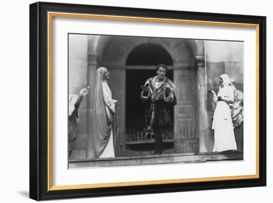 Performance of Jedermann, Salzburg Festival, Austria, 20th Century-Ernst Maier-Framed Photographic Print