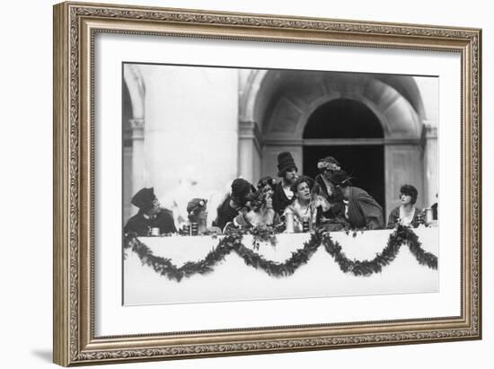 Performance of Jedermann, Salzburg Festival, Austria, 20th Century-Ernst Maier-Framed Photographic Print