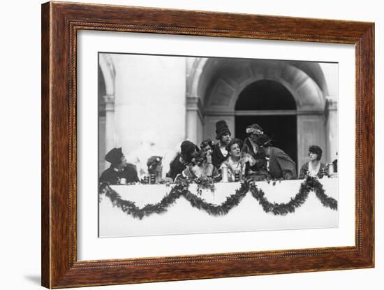 Performance of Jedermann, Salzburg Festival, Austria, 20th Century-Ernst Maier-Framed Photographic Print