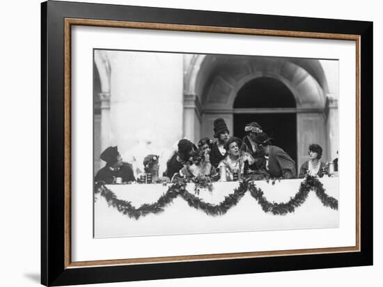 Performance of Jedermann, Salzburg Festival, Austria, 20th Century-Ernst Maier-Framed Photographic Print