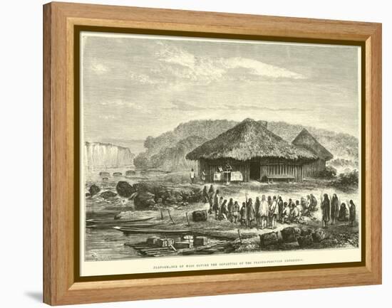 Performance of Mass before the Departure of the Franco-Peruvian Expedition-Édouard Riou-Framed Premier Image Canvas