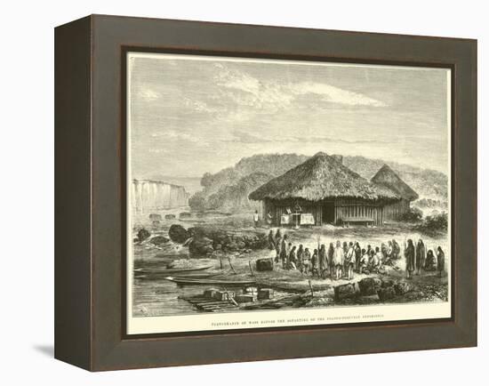Performance of Mass before the Departure of the Franco-Peruvian Expedition-Édouard Riou-Framed Premier Image Canvas