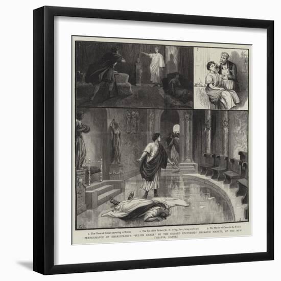 Performance of Shakespeare's Julius Caesar by the Oxford University Dramatic Society-Charles Joseph Staniland-Framed Giclee Print