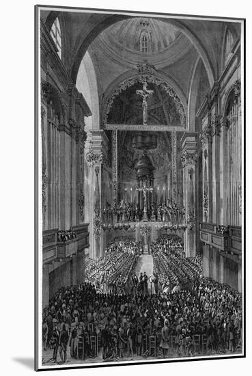 Performance of Verdi's Requiem, 13th June 1874-Italian School-Mounted Giclee Print