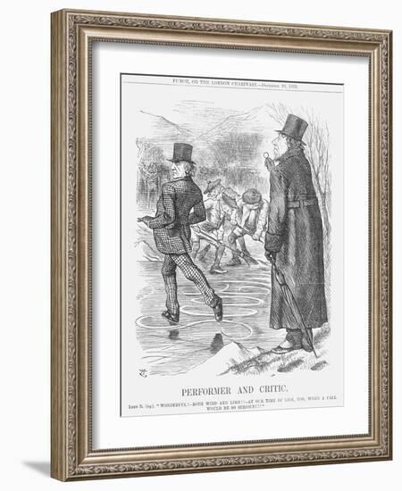 Performer and Critic, 1879-Joseph Swain-Framed Giclee Print