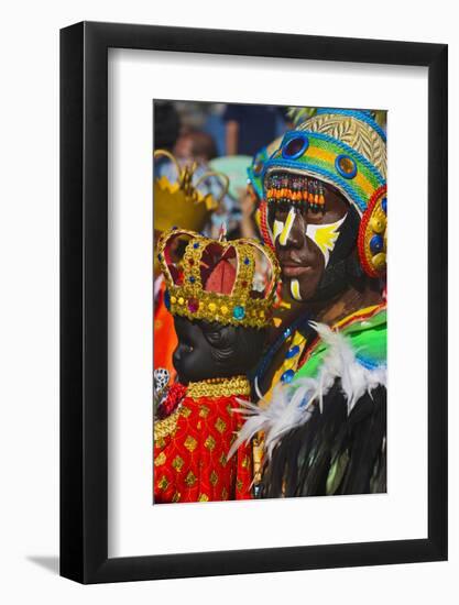 Performer, Santo Nino at Dinagyang Festival, City of Iloilo, Philippines-Keren Su-Framed Photographic Print