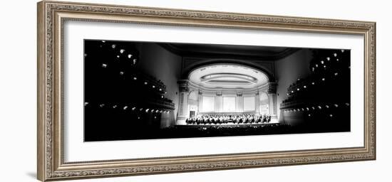 Performers on a Stage, Carnegie Hall, New York City, New York State, USA-null-Framed Photographic Print