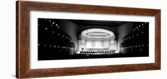 Performers on a Stage, Carnegie Hall, New York City, New York State, USA-null-Framed Photographic Print