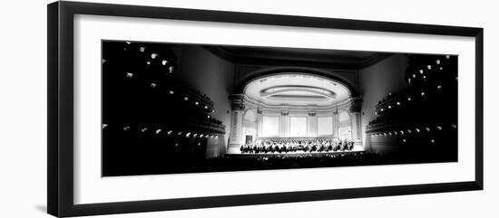 Performers on a Stage, Carnegie Hall, New York City, New York State, USA-null-Framed Photographic Print