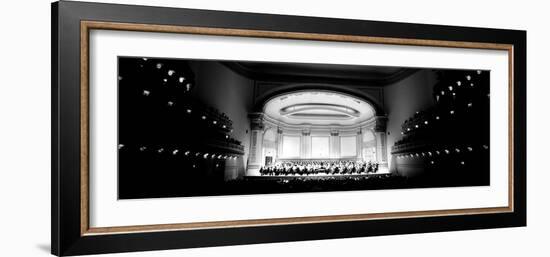 Performers on a Stage, Carnegie Hall, New York City, New York State, USA-null-Framed Photographic Print