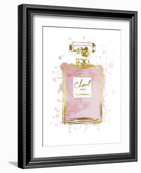 Perfume Bottle Dusty Rose II-Amanda Greenwood-Framed Art Print