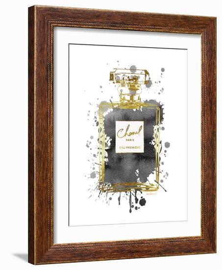 Perfume Bottle Grey-Amanda Greenwood-Framed Art Print