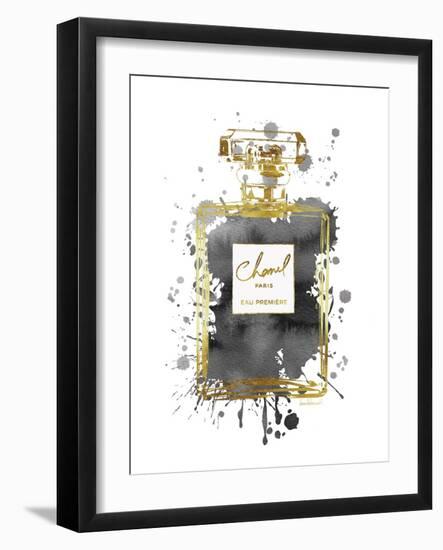 Perfume Bottle Grey-Amanda Greenwood-Framed Art Print