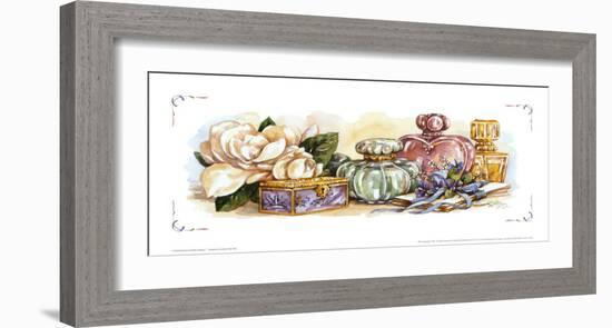 Perfume Bottle Setting I-Jerianne Van Dijk-Framed Art Print