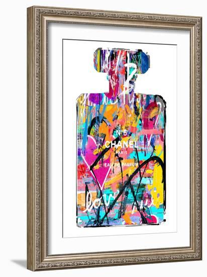 Perfume Graffiti I-Madeline Blake-Framed Art Print