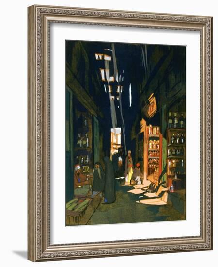 Perfume Merchant, 1928-Louis Cabanes-Framed Giclee Print
