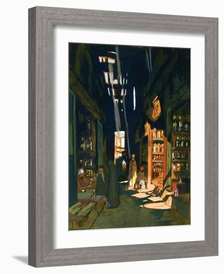 Perfume Merchant, 1928-Louis Cabanes-Framed Giclee Print