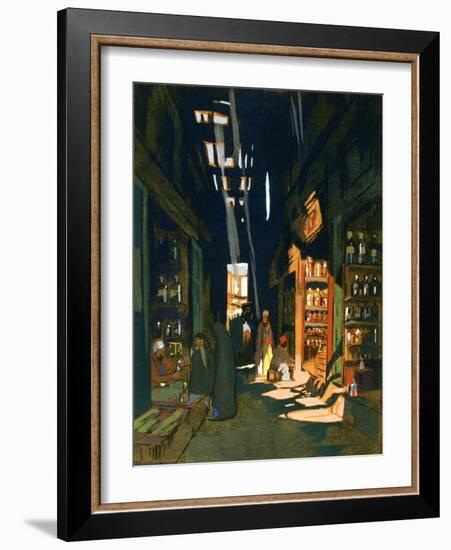 Perfume Merchant, 1928-Louis Cabanes-Framed Giclee Print