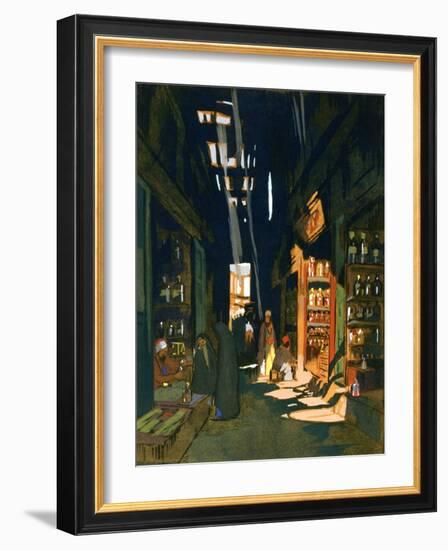 Perfume Merchant, 1928-Louis Cabanes-Framed Giclee Print