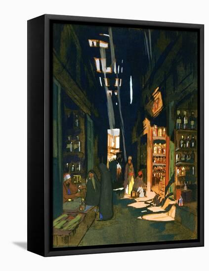 Perfume Merchant, 1928-Louis Cabanes-Framed Premier Image Canvas