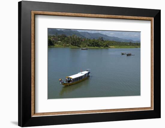 Perfume River, Hue, Vietnam, Indochina, Southeast Asia, Asia-Bruno Morandi-Framed Photographic Print