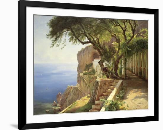 Pergola In Amalfi-Carl Frederic Aagaard-Framed Giclee Print