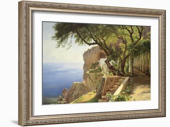 Pergola in Amalfi-Carl Frederic Aagaard-Framed Premium Giclee Print