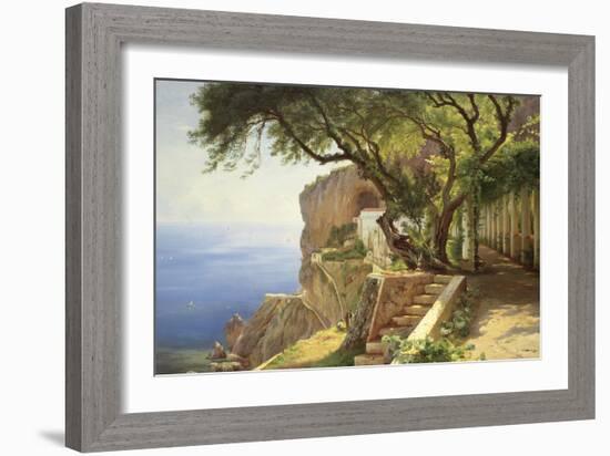 Pergola in Amalfi-Carl Frederic Aagaard-Framed Premium Giclee Print