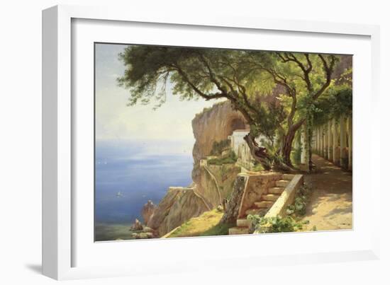 Pergola in Amalfi-Carl Frederic Aagaard-Framed Premium Giclee Print