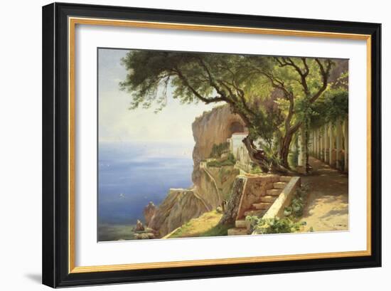 Pergola in Amalfi-Carl Frederic Aagaard-Framed Premium Giclee Print