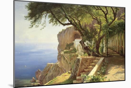 Pergola in Amalfi-Carl Frederic Aagaard-Mounted Art Print