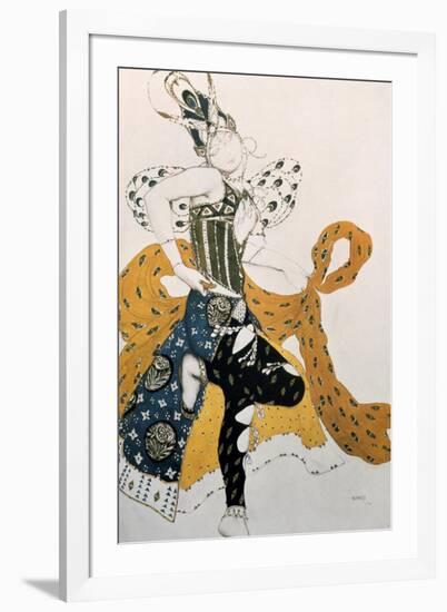 Peri (Natasha Trouhanov), Costume Design for La Peri, 1911-Leon Bakst-Framed Premium Giclee Print