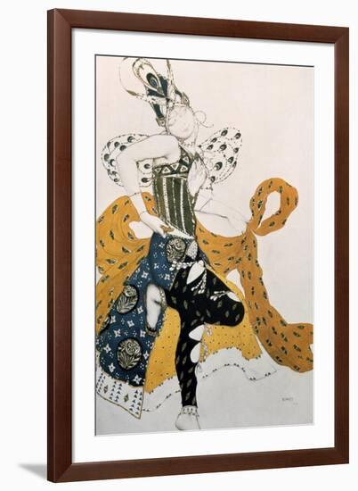 Peri (Natasha Trouhanov), Costume Design for La Peri, 1911-Leon Bakst-Framed Premium Giclee Print